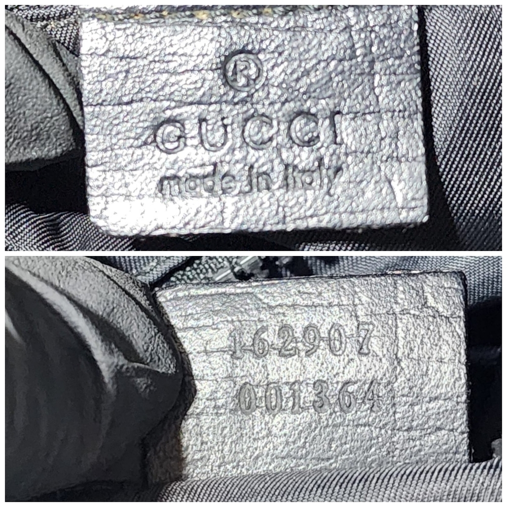 GUCCI GG Supreme Monogram Front Pocket Messenger Bag Black/Grey - Picture 4 of 16